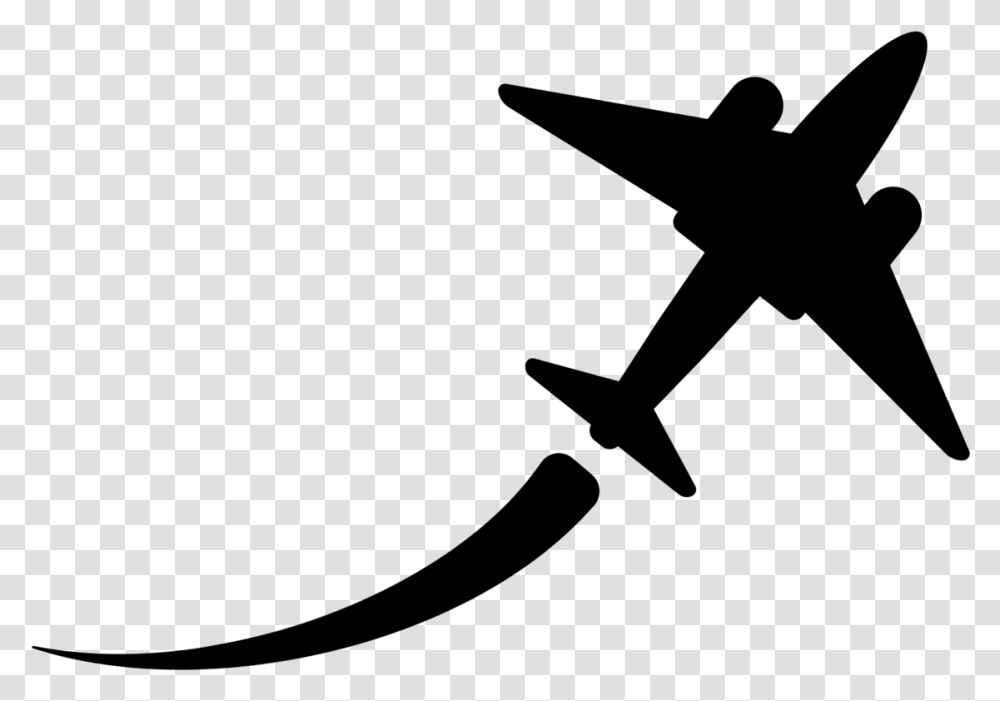 Plane Icon Download Flying Airplane Icon, Gray, World Of Warcraft Transparent Png