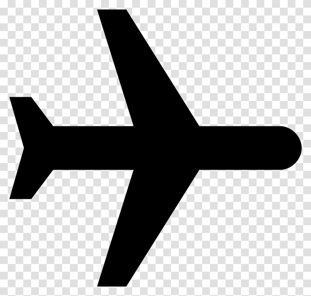 Plane Icon Svg Black Airplane Symbol Copy Paste, Hammer, Tool, Silhouette, Weapon Transparent Png