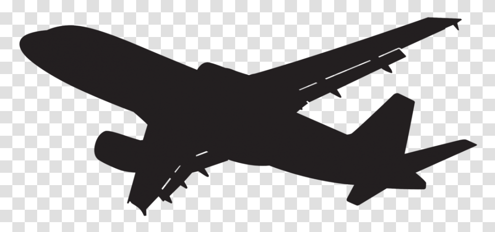 Plane Silhouette Clip Art, Hand, Gun, Weapon, Weaponry Transparent Png