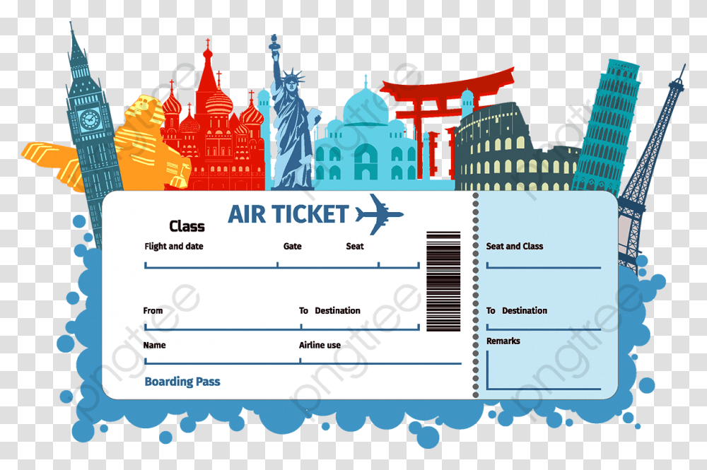 Plane Ticket Clipart Airplane Ticket, Paper, Architecture, Building Transparent Png