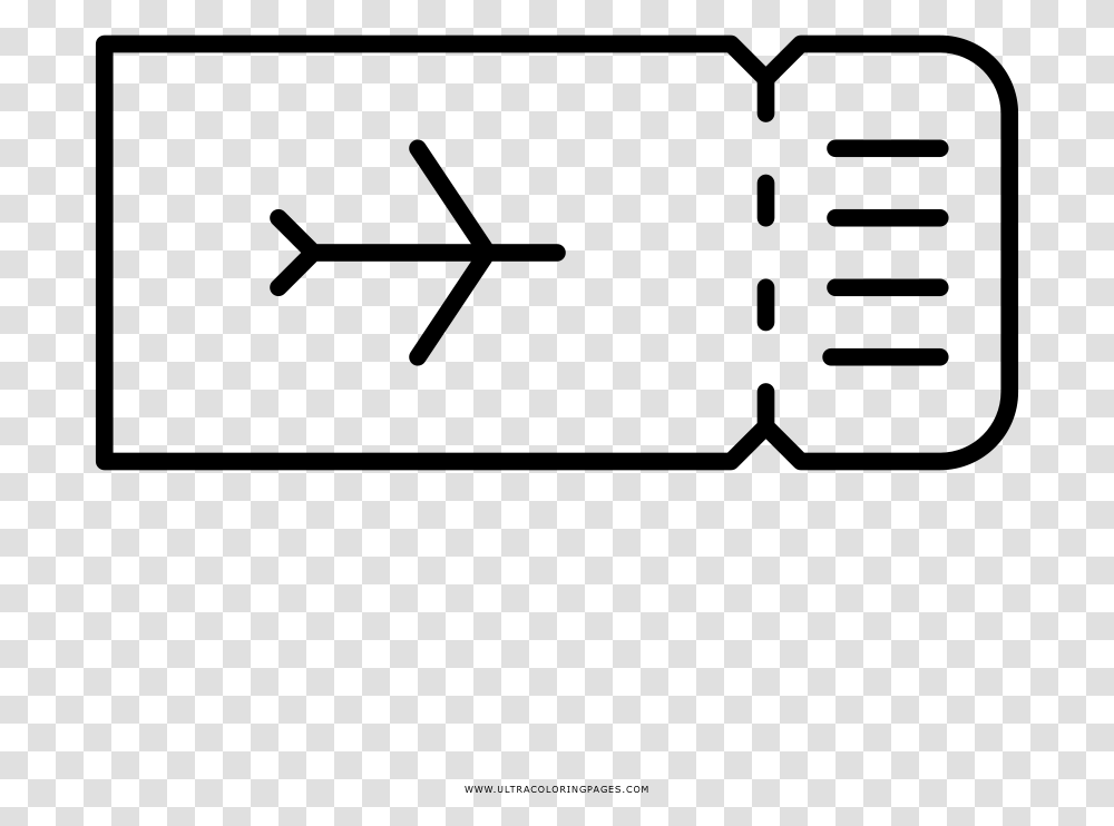 Plane Ticket Coloring, Gray, World Of Warcraft Transparent Png