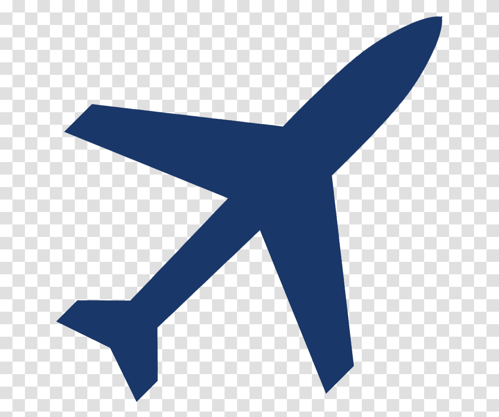 Planeaire Travel Mist Blue Plane Icon, Silhouette, Cross, Star Symbol Transparent Png