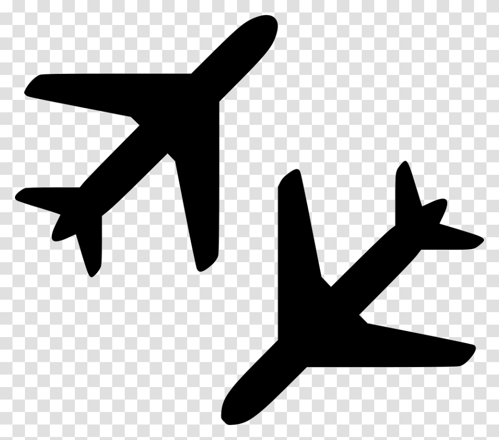 Planes Planes Icon, Silhouette, Stencil Transparent Png