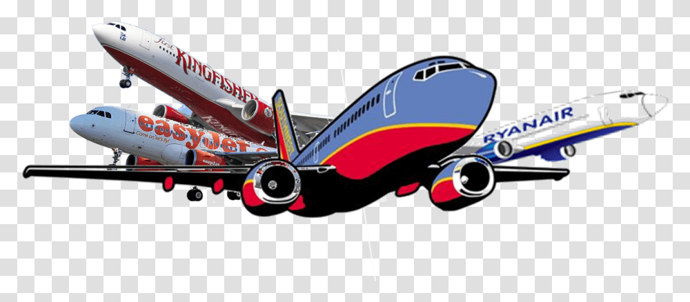 Planes Southwest Airlines Vs Easyjet, Airplane, Aircraft, Vehicle, Transportation Transparent Png