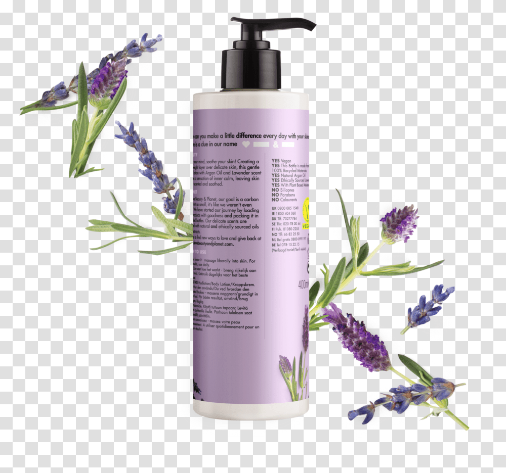 Planet Argan Oil Lavender Body Lotion Love Beauty And Planet Argan Oil And Lavender Body Wash, Bottle, Shampoo, Shaker Transparent Png
