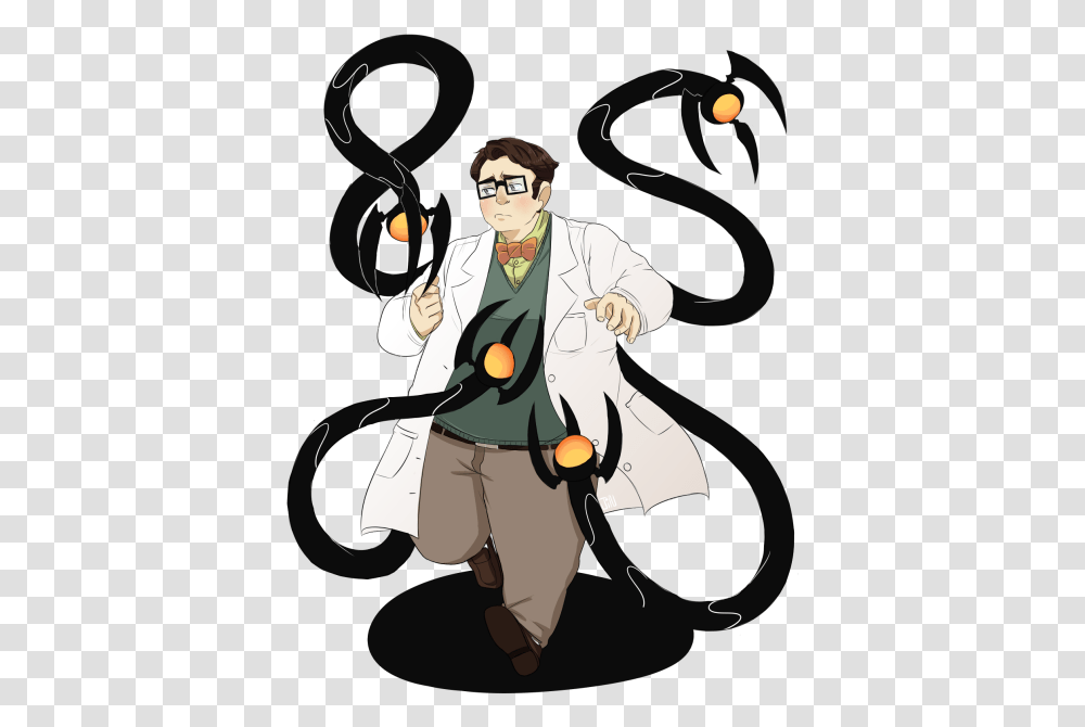 Planet Clipart Doodle Tumblr Spider Man Doctor Octopus, Person, Performer, Magician, Book Transparent Png