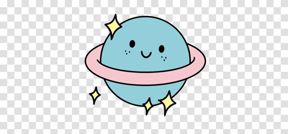 Planet Cute Saturn Jupiter Uranus Neptune Smile Happy, Bowl, Sweets, Food, Meal Transparent Png