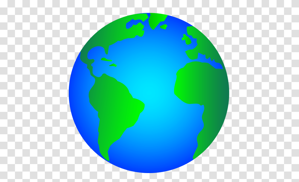 Planet Earth Clipart Free Clip Art Of A Shiny Blue And Green, Outer Space, Astronomy, Universe, Globe Transparent Png