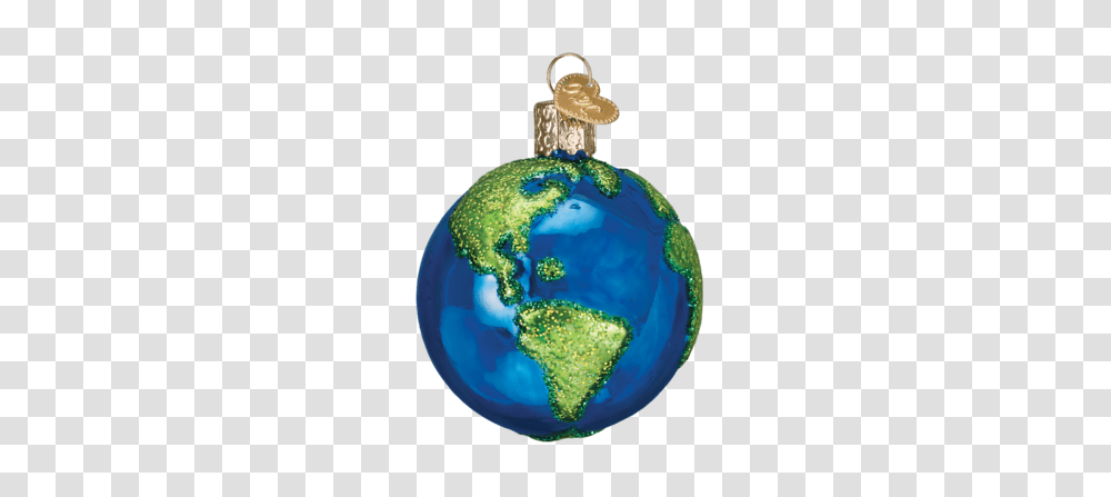 Planet Earth Ornament Old World Christmas, Outer Space, Astronomy, Universe, Globe Transparent Png