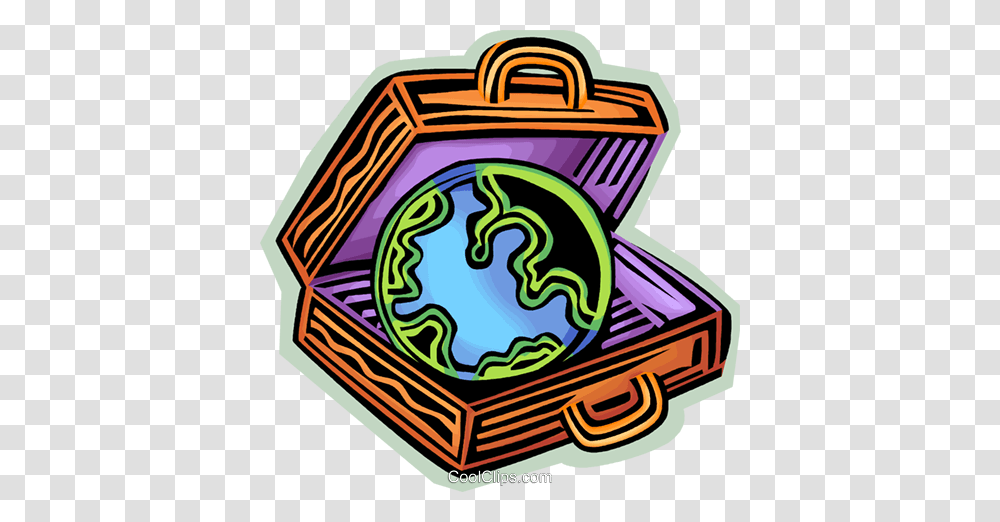 Planet Earth Royalty Free Vector Clip Art Illustration, Treasure Transparent Png