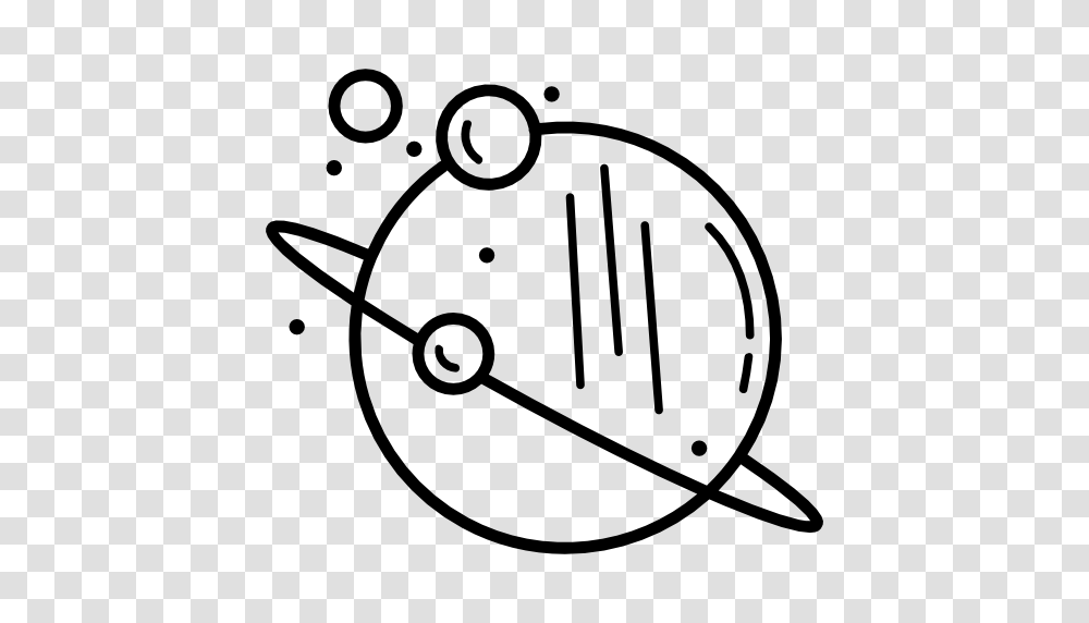 Planet Miscellaneous Science Saturn Astronomy Solar System Icon, Gray, World Of Warcraft Transparent Png