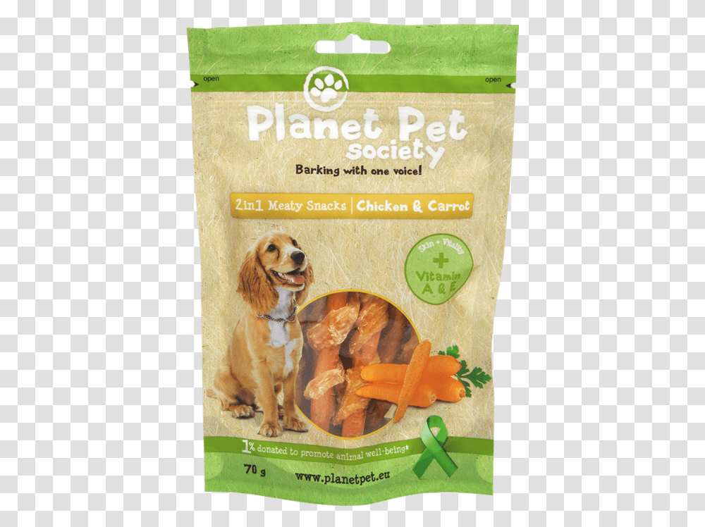 Planet Pet Snack Frutas Pollo Y Zanahoria, Dog, Plant, Poster, Advertisement Transparent Png