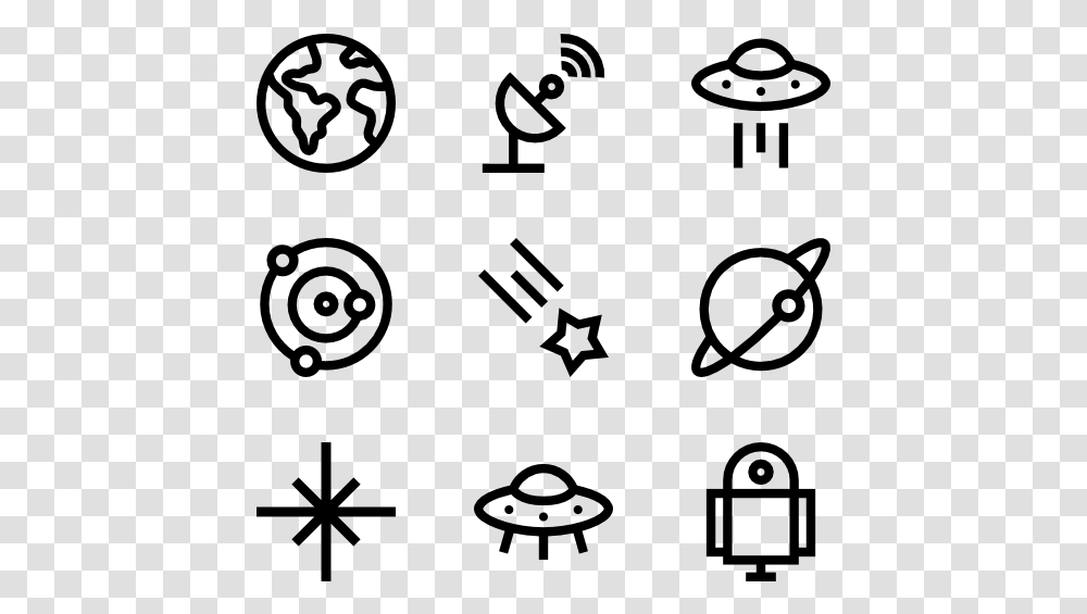 Planet Symbols Hand Drawn Icon, Gray, World Of Warcraft Transparent Png
