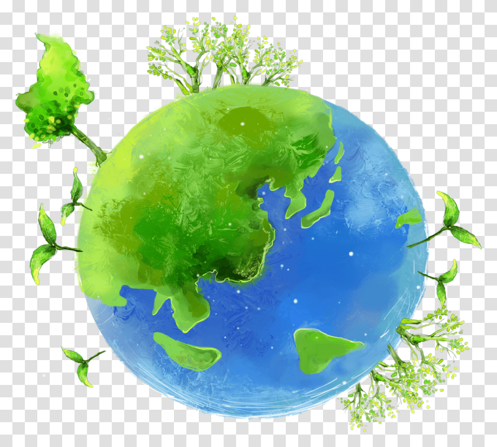 Planeta Tierra Cartoon Earth, Outer Space, Astronomy, Universe, Globe Transparent Png