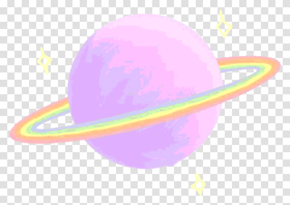 Planets Clipart Pastel Saturno Kawaii, Plant, Outer Space, Astronomy, Universe Transparent Png