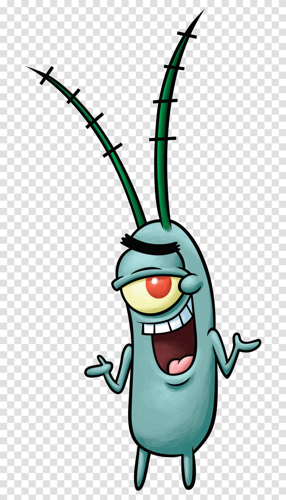 Plankton Spongebob Clipart Personnage De Bob L Ponge, Animal, Plant, Insect, Invertebrate Transparent Png