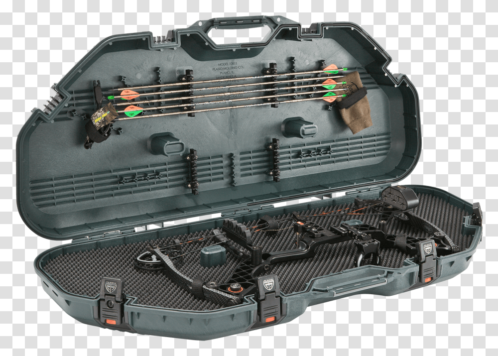 Plano Bow Case Green, Machine, Engine, Motor, Tank Transparent Png