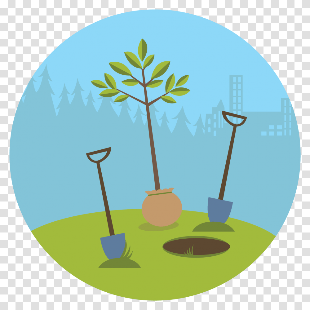 Plant A Tree, Vegetation, Light, Road, Tool Transparent Png