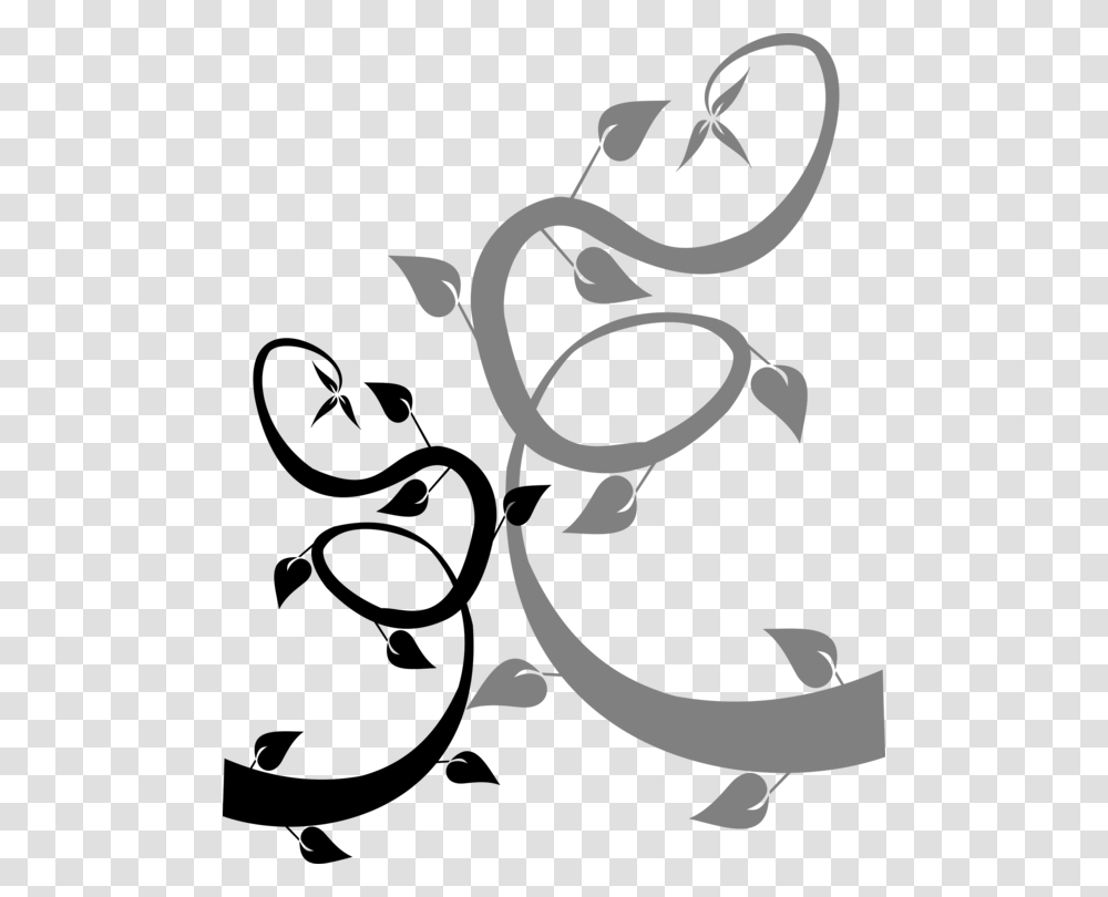 Plant Bamboo Flower Tendril Grass, Label, Stencil, Calligraphy Transparent Png