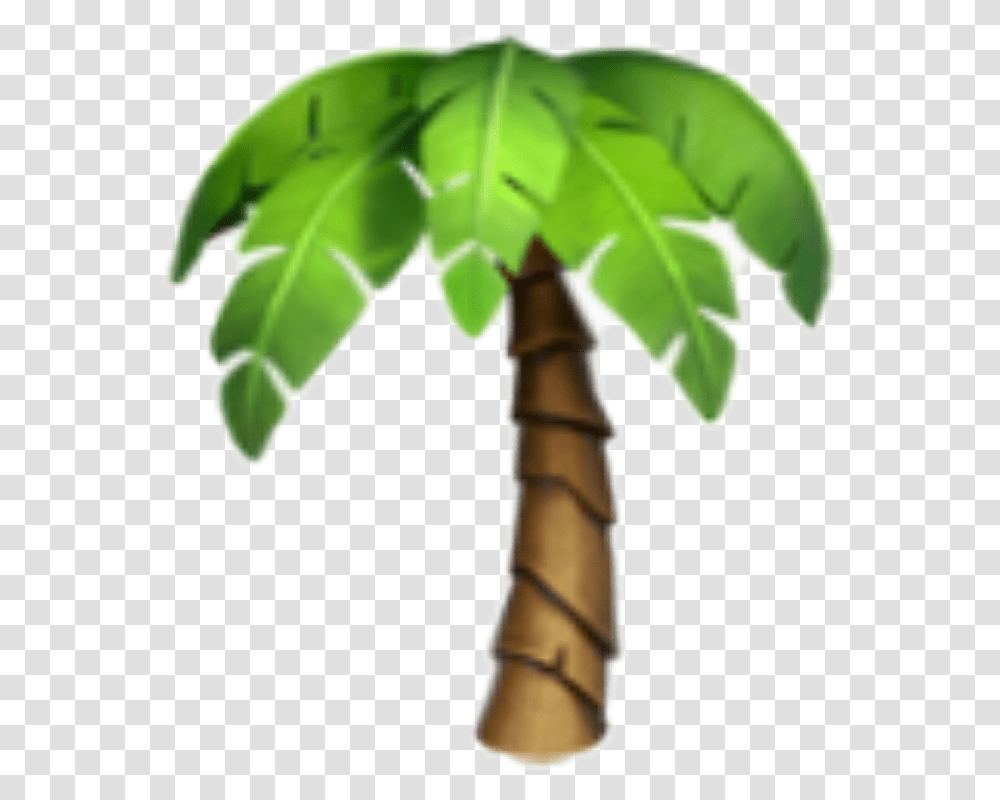 Plant Emoji Iphone Palm Tree Emoji, Leaf, Arecaceae, Root, Cross Transparent Png