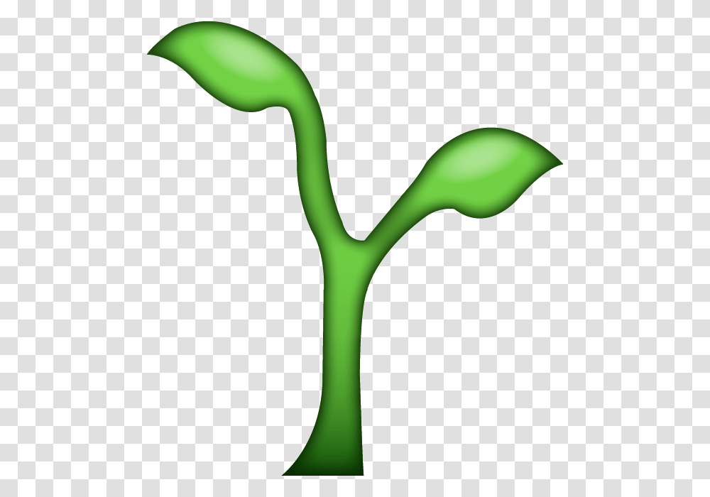 Plant Emoji, Spoon, Cutlery, Green, Produce Transparent Png