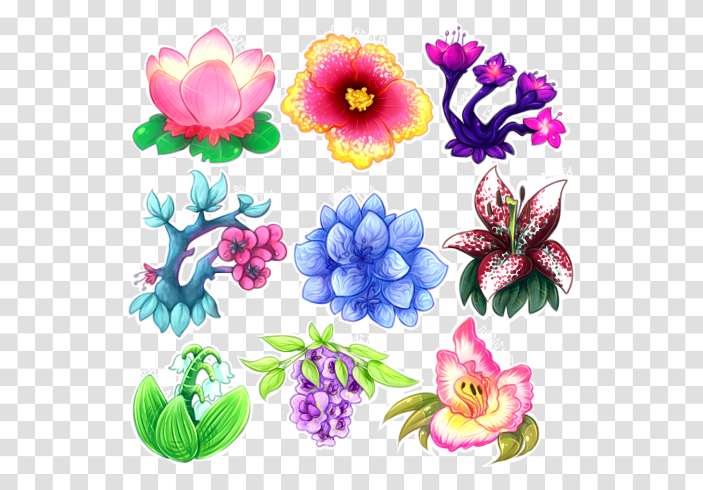 Plant Frames Illustrations Hd Drawings Of Flowers Aesthetic, Pattern, Floral Design Transparent Png