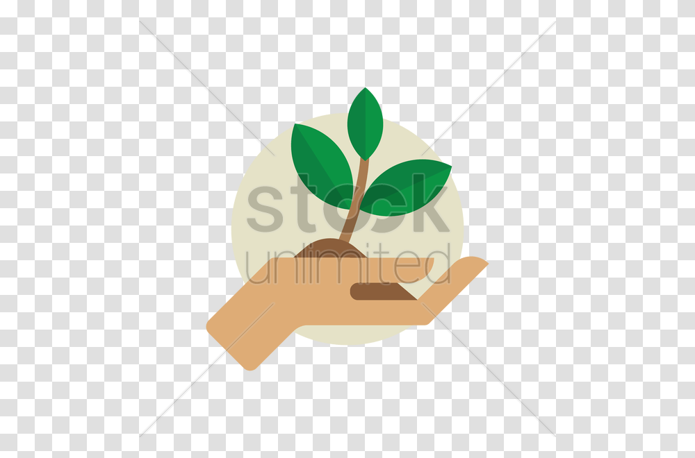 Plant In Hand Vector Image, Injection, Animal, Food, Insect Transparent Png