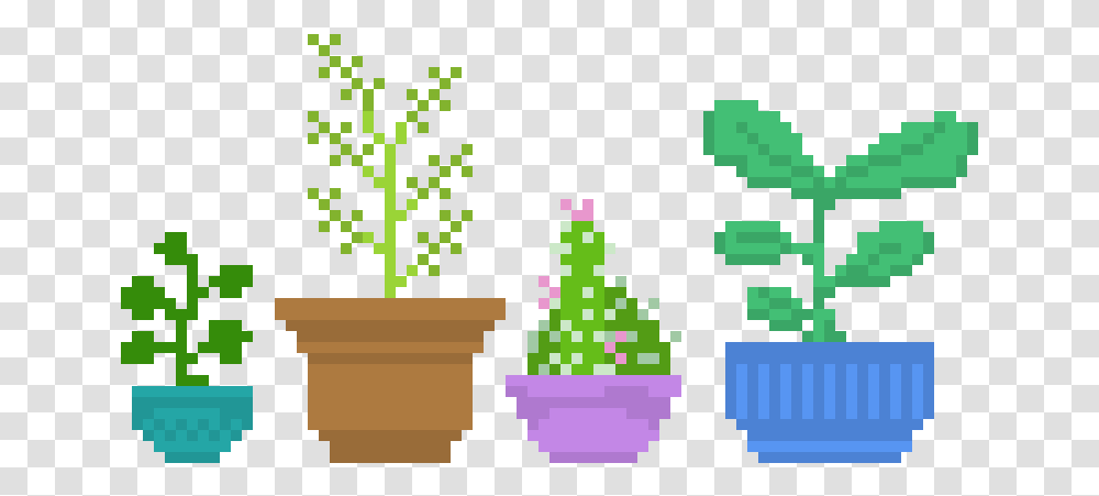 Plant Pixel Art, Pattern, Face, Ornament Transparent Png