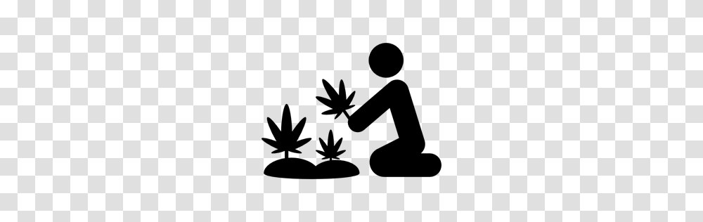 Plant Seed Nature Harvest Weed Farmer Marijuana Icon, Gray, World Of Warcraft Transparent Png