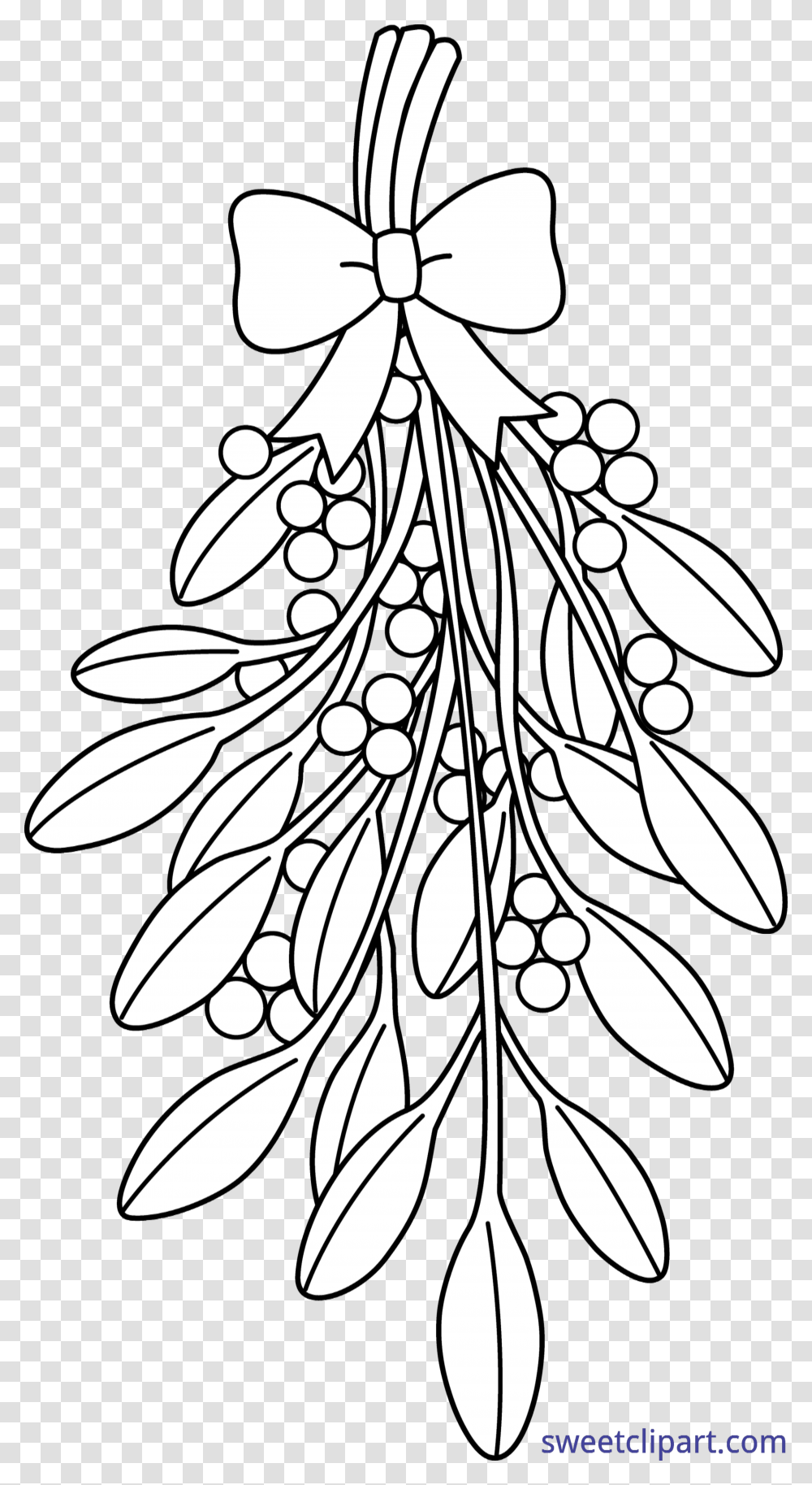 Plant Tumblr Mistletoe Coloring Pages, Floral Design, Pattern Transparent Png
