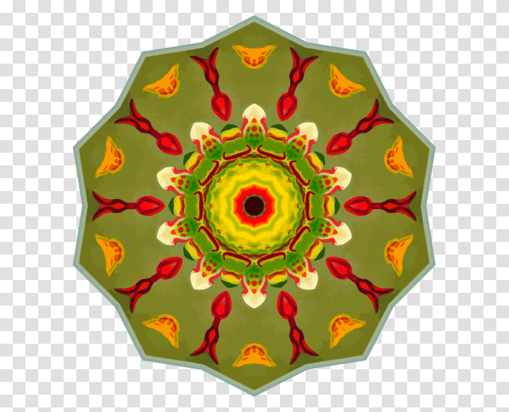 Plant Umbrella, Ornament, Pattern, Fractal, Rug Transparent Png