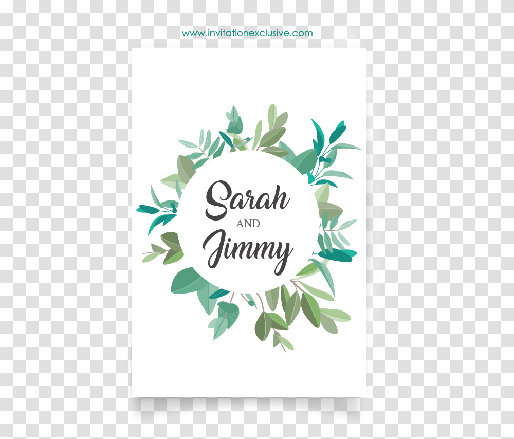 Plant Wedding Card Design Circle2 Wedding Invitation Templates Mint Green, Sea, Outdoors, Water, Nature Transparent Png