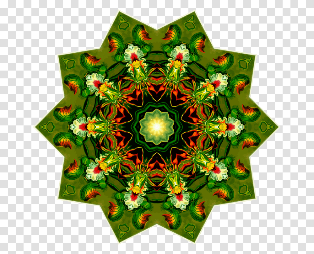 Plantchristmas Ornamentflower, Pattern, Fractal, Rug Transparent Png