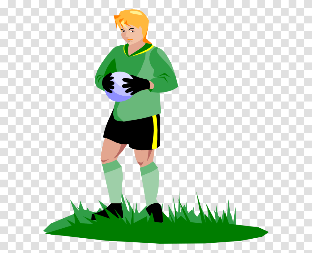 Plantcostumeclothing Soccer Goalie Clipart, Person, People, Green, Team Sport Transparent Png