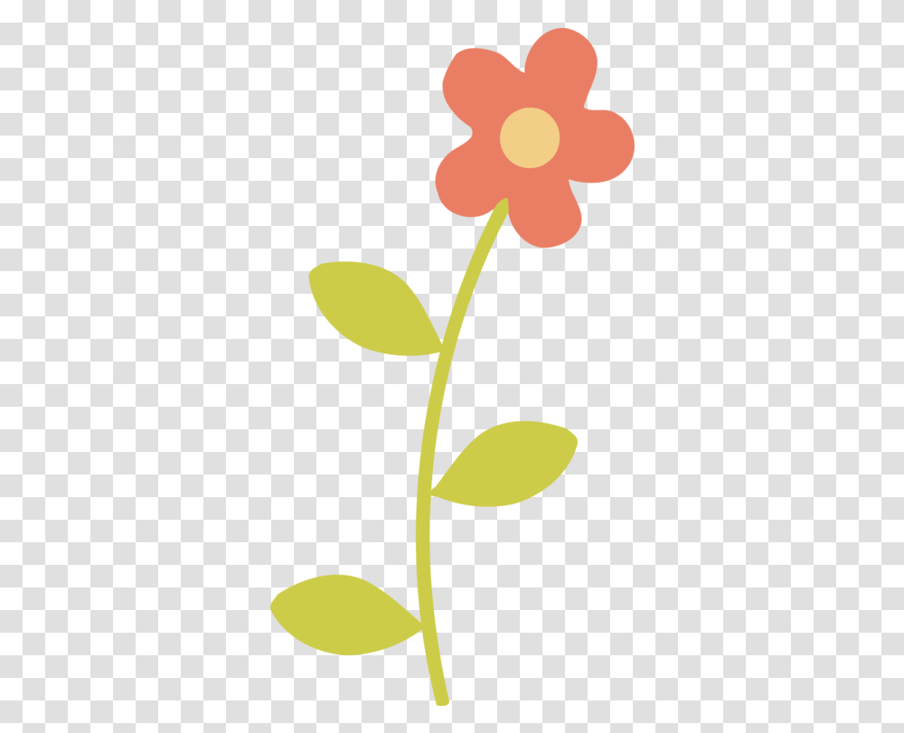 Plantfloraleaf Clipart Royalty Free Svg Flower With Stem Clipart, Petal, Bud, Sprout, Orchid Transparent Png