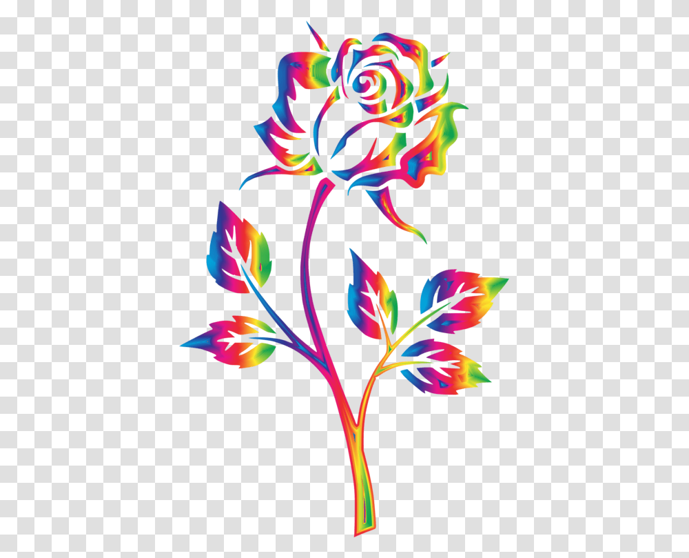 Plantfloraleaf Rainbow Rose Clipart, Floral Design, Pattern, Flower Transparent Png