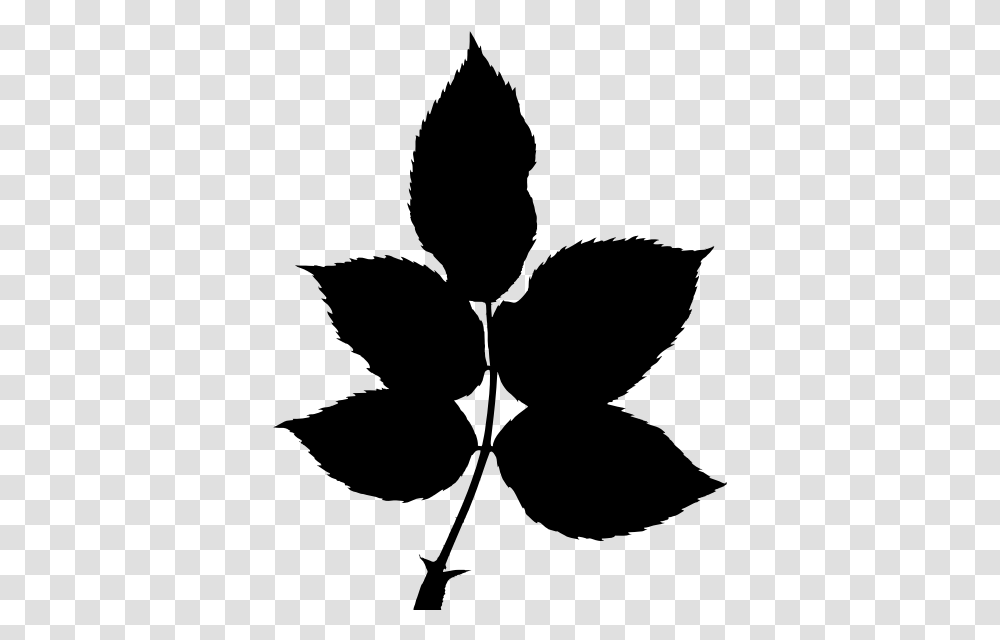 Plantflowerleaf Rose Leaf Silhouette, Gray, World Of Warcraft Transparent Png