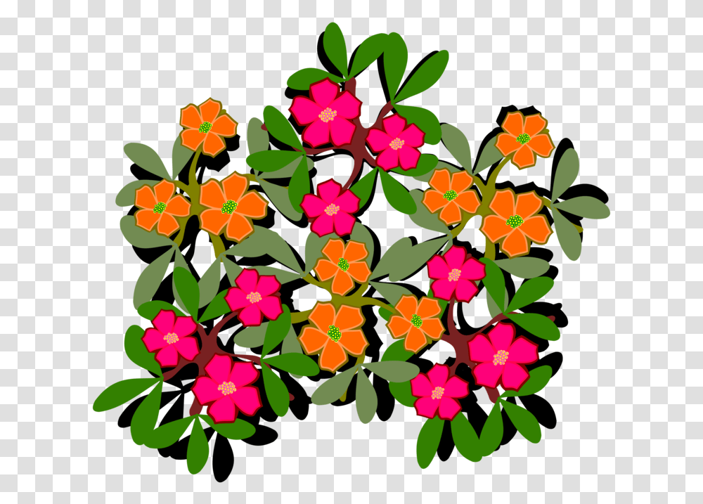 Plantflowershrub Portulaca Grandiflora Clip Art, Floral Design, Pattern, Blossom Transparent Png