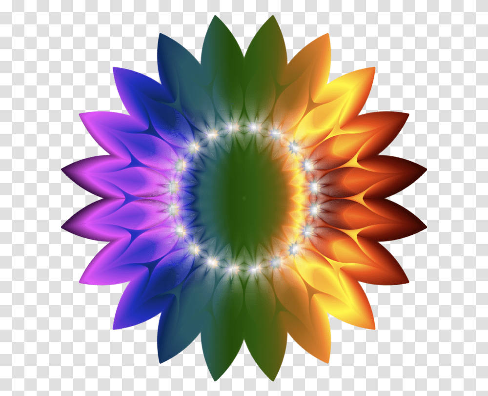 Plantflowersunflower Small Icon For New Rainbow Sunflower Svg, Pattern, Ornament, Fractal, Graphics Transparent Png