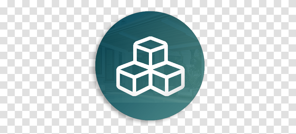 Planting Features Cube Icon White, Recycling Symbol, Soccer Ball, Sphere, Glass Transparent Png