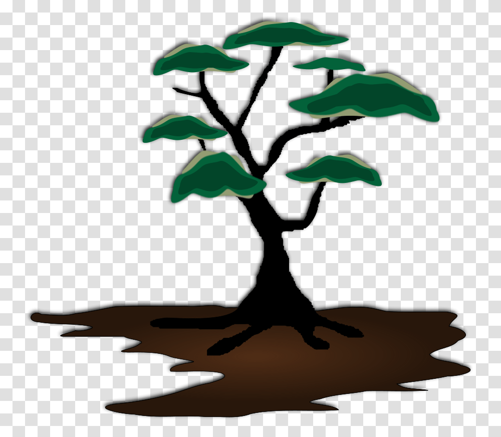 Plantleaftree Clipart Royalty Free Svg African Tree Silhouette, Land, Outdoors, Nature, Shoreline Transparent Png