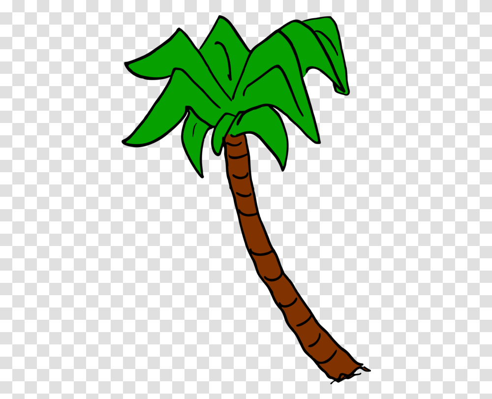 Plantleaftree Clipart Royalty Free Svg Palm Tree Outline With Colour, Arecaceae, Axe, Tool Transparent Png