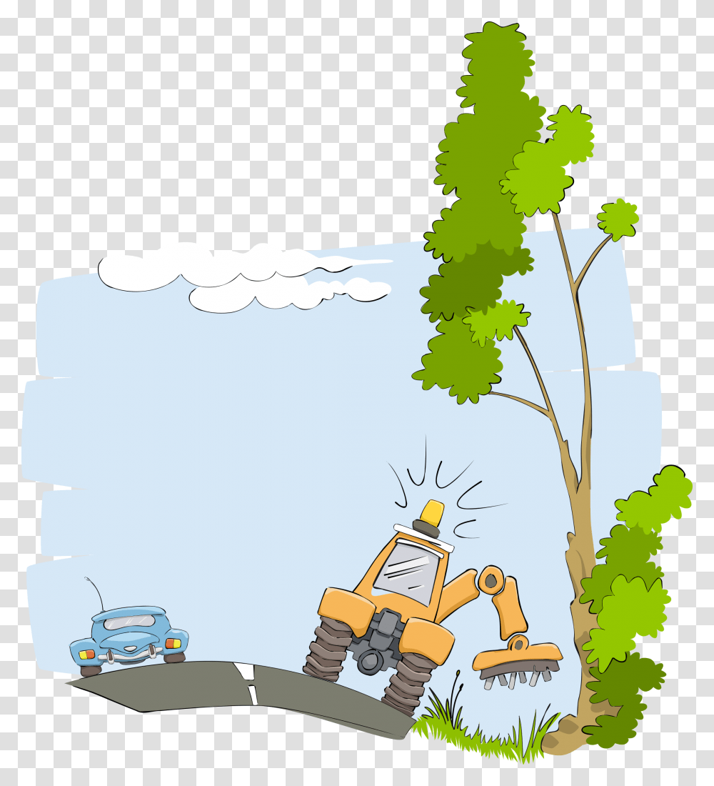Plants Clipart Mowing The Pasture, Tree, Outdoors, Drawing Transparent Png
