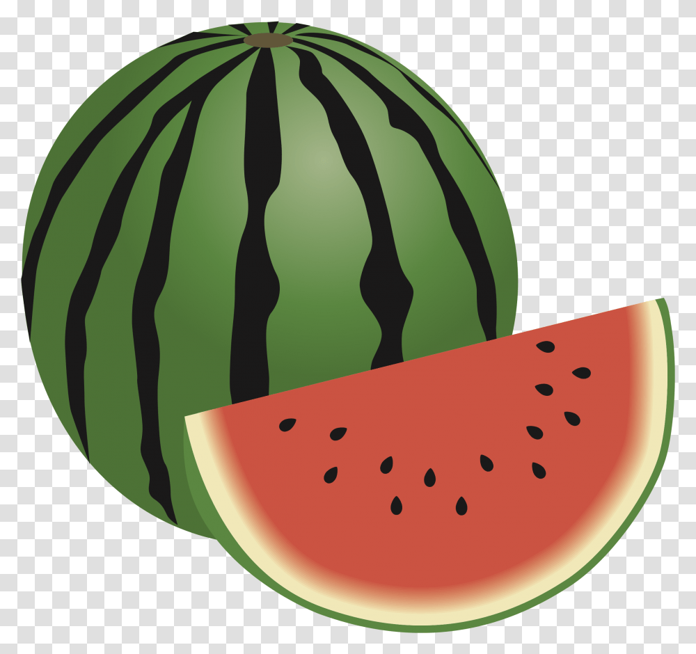 Plants Clipart Water Melon Watermelon Fruits Clipart, Food Transparent Png