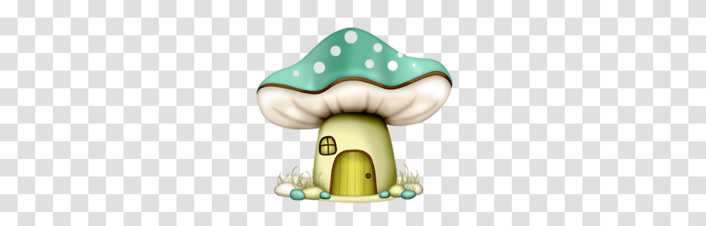 Plants Mushrooms Foilage Mushroom House, Toy, Hat, Food Transparent Png