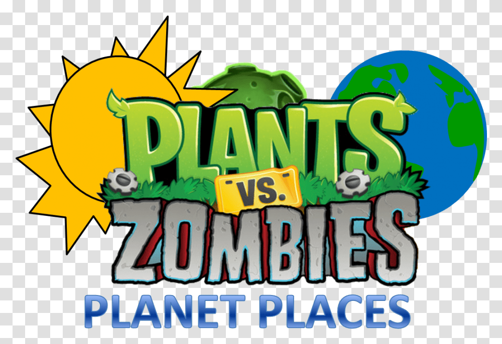 Plants Vs Zombie Logo 2 Image Plants Vs Zombies, Vegetation, Text, Outdoors, Bazaar Transparent Png