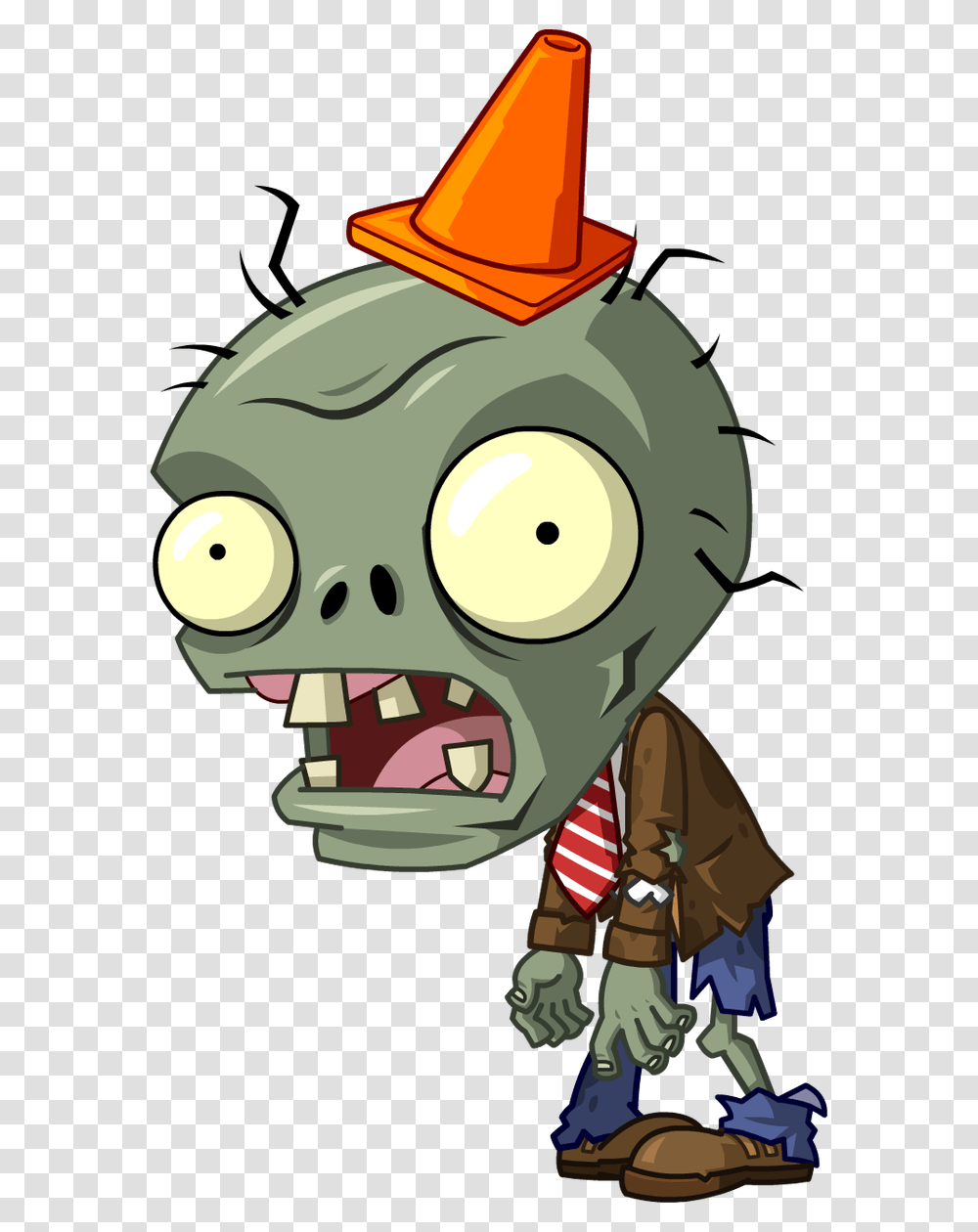 Plants Vs Zombies 1 Conehead Zombie, Teeth, Mouth, Lip Transparent Png