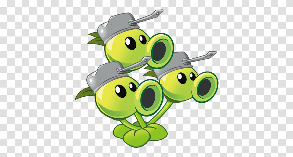 Plants Vs Zombies 2 Threepeater Plants Vs Zombies Twin Sunflower, Toy, Binoculars Transparent Png