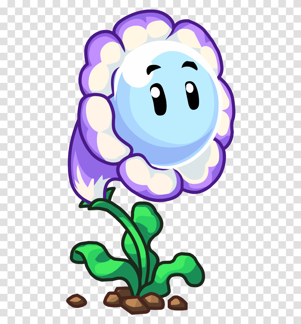 Plants Vs Zombies 2 Wiki Fandom Inducedinfo Bubble Flower Pvz, Graphics, Art, Purple, Outdoors Transparent Png
