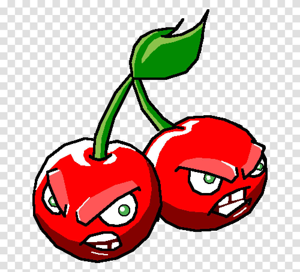 Plants Vs Zombies Cherry, Fruit, Food, Lawn Mower, Tool Transparent Png